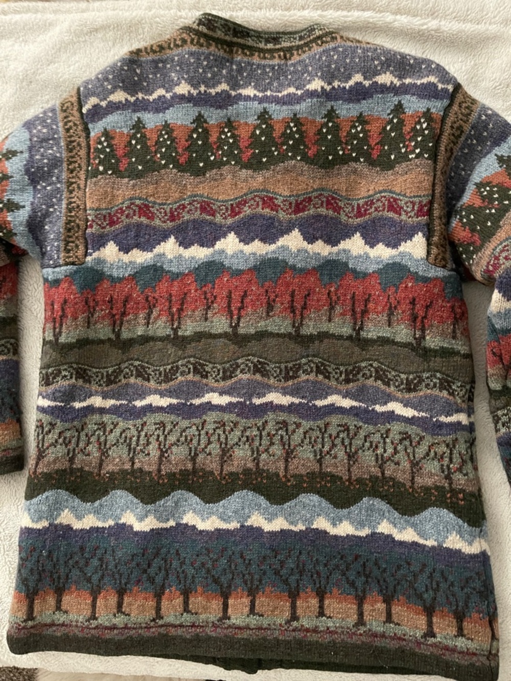 Icelandic design Wool Jacket Women’s M multi colored - Picture 4 of 6